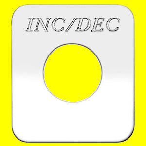 Woody's Freightliner stainless steel switch plate