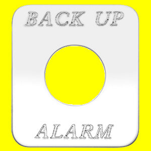 Woody's Freightliner stainless steel switch plate