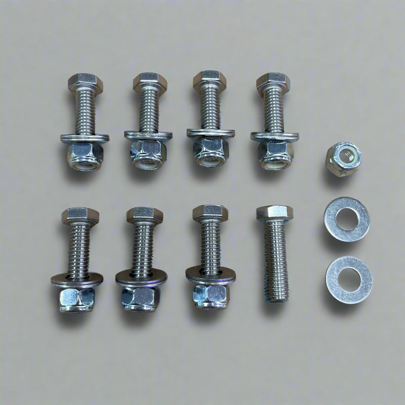 Stainless steel mudflap hanger bolt kit - 8 pieces