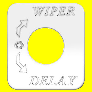 Woody's Freightliner stainless steel switch plate