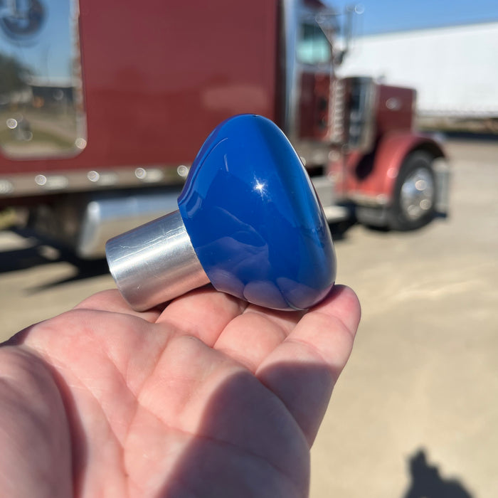 Rubber Duck embedded logo tractor / trailer air brake knob with 5/8" x 11 insert - SINGLE