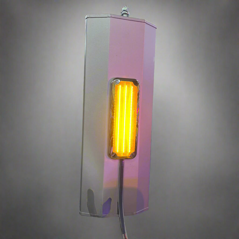 LED DOT P2 replacement mirror turn signal light with plastic bezel - SINGLE