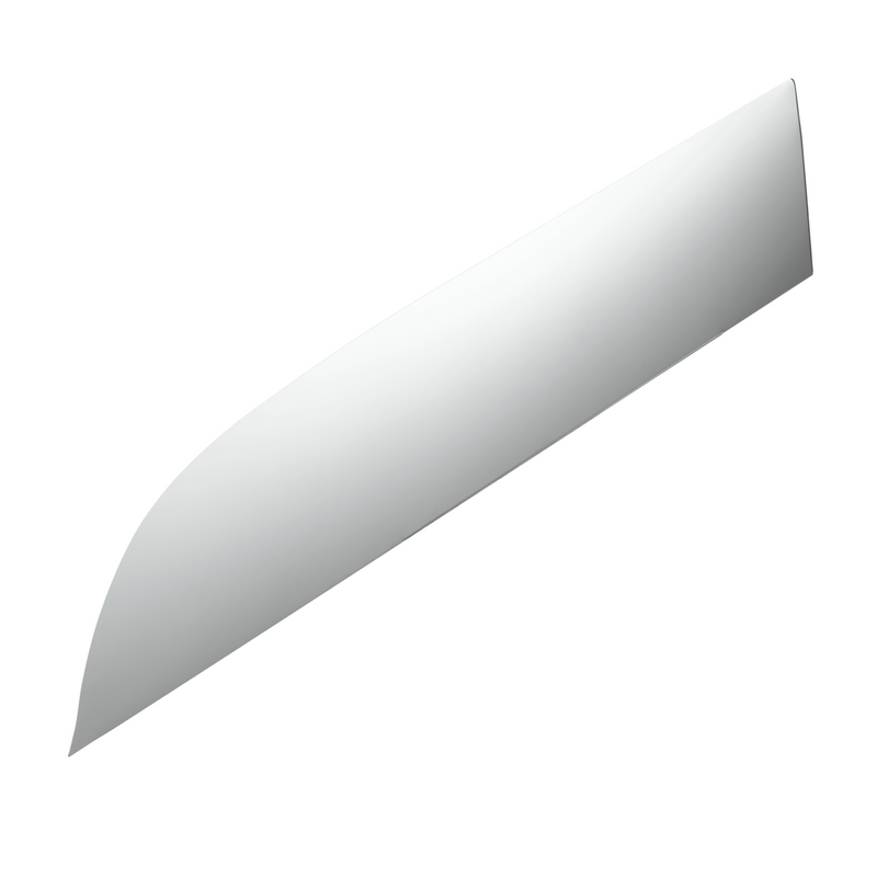 Kenworth T680/T880/W990 stainless steel 8" chopped look door window trim - PAIR
