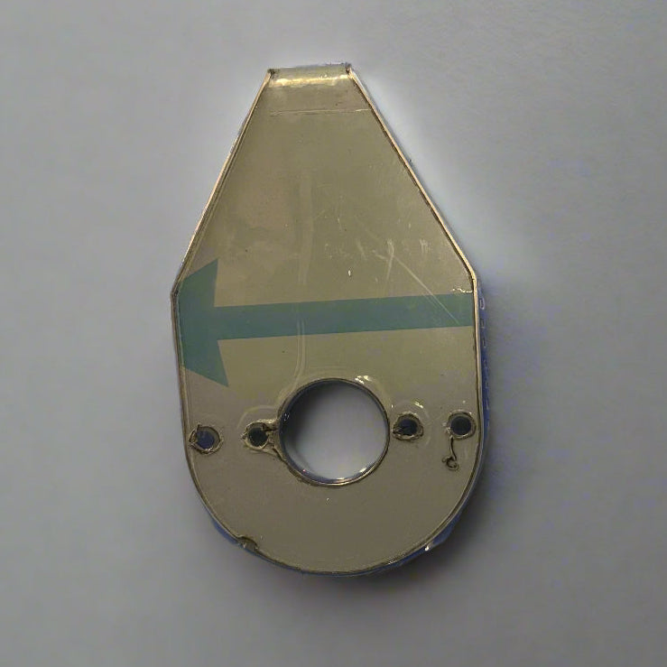 Stainless steel watermelon light turn signal L shaped bracket only - SINGLE