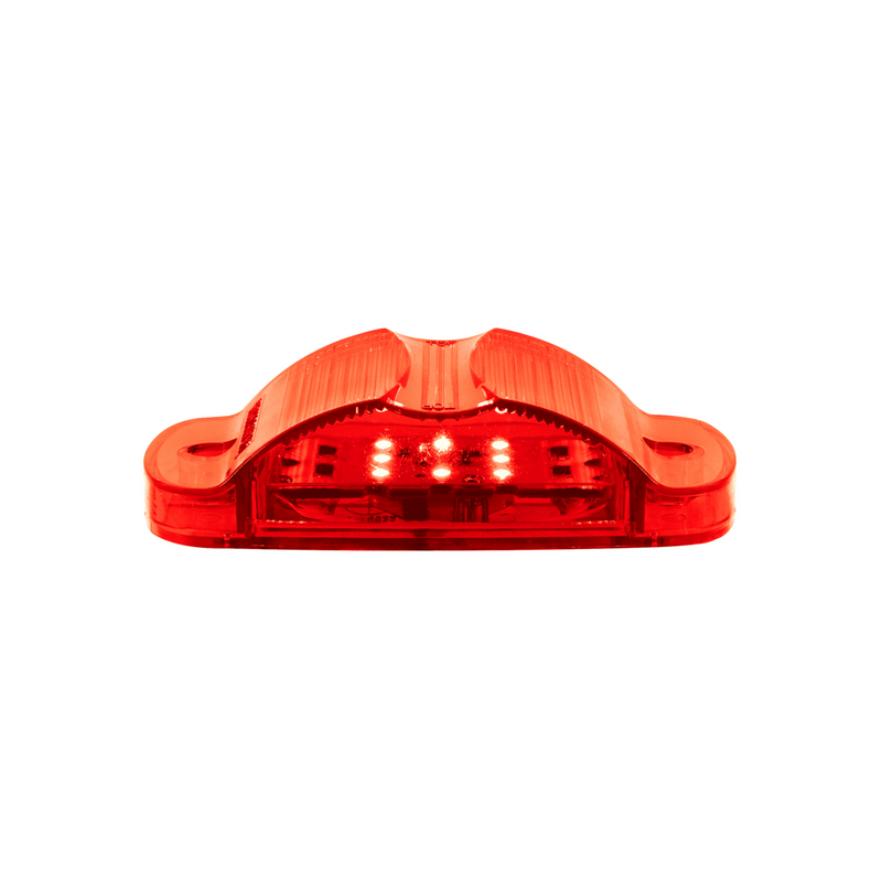 Red 8 LED 2" x 4" rectangular LED marker light