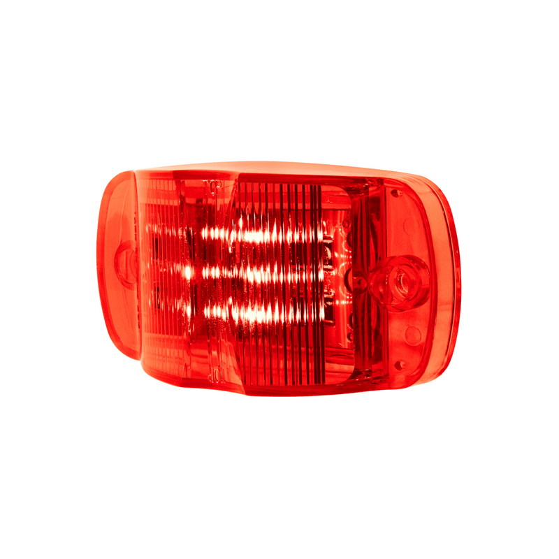 Red 8 LED 2" x 4" rectangular LED marker light