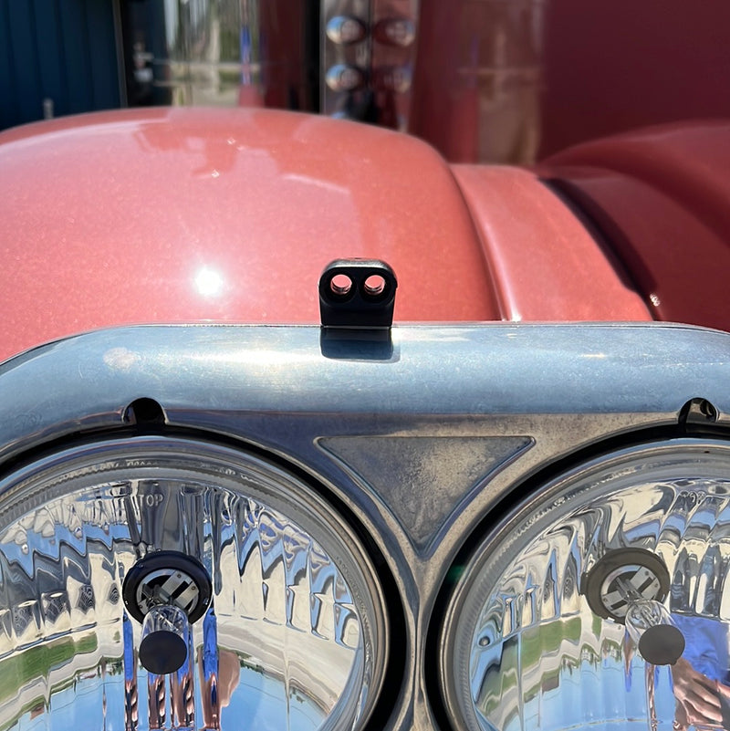 Plastic animal warning system - tape mount