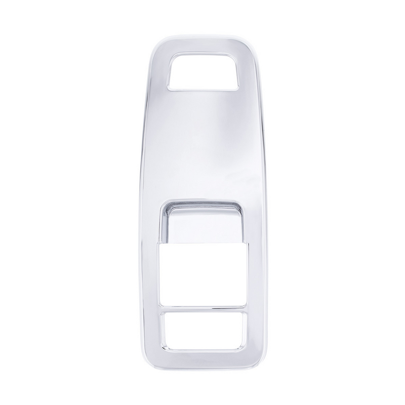 Kenworth T680 2013-2024 chrome plastic door switch cover NO power mirrors - DRIVER'S SIDE