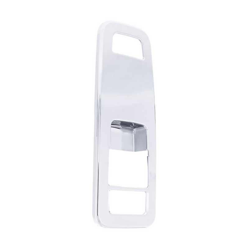 Kenworth T680 2013-2024 chrome plastic door switch cover NO power mirrors - DRIVER'S SIDE