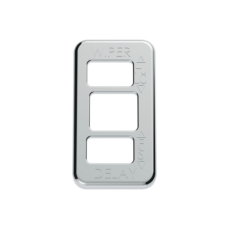 Freightliner Century/Columbia chrome plastic washer/wiper switch plate