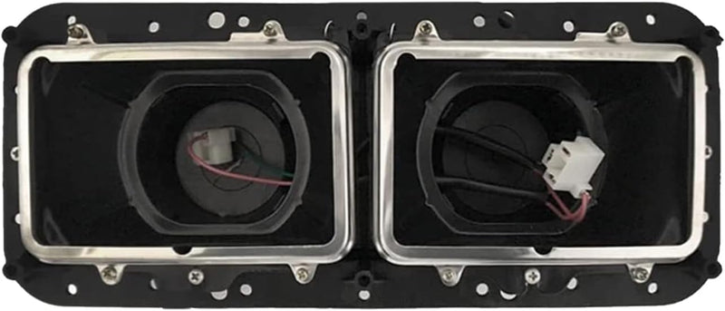 Kenworth T800 headlight bucket with chrome bezel - SINGLE