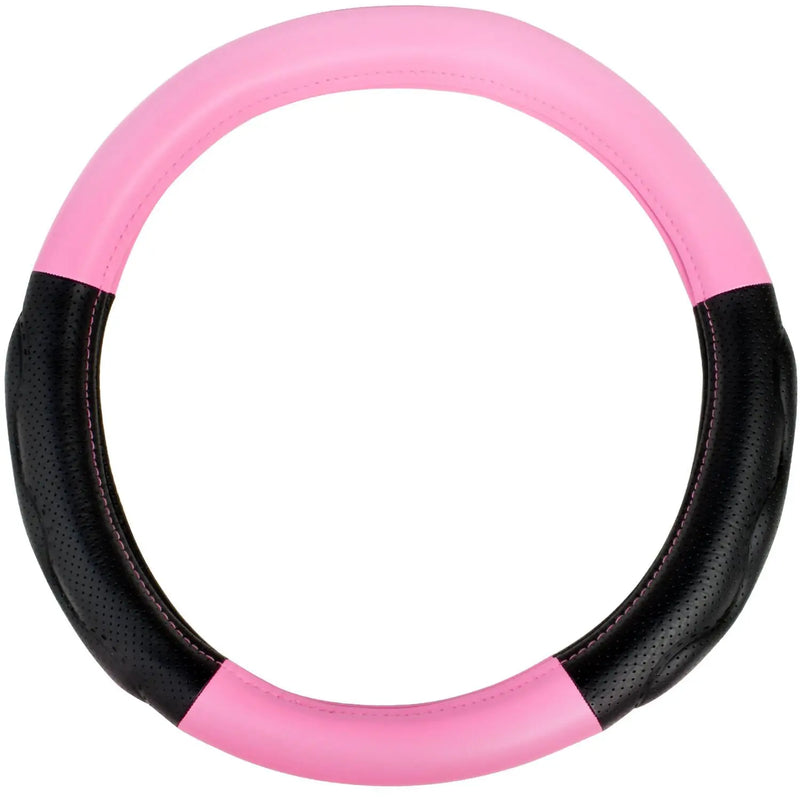 18" deluxe steering wheel cover with black comfort pads