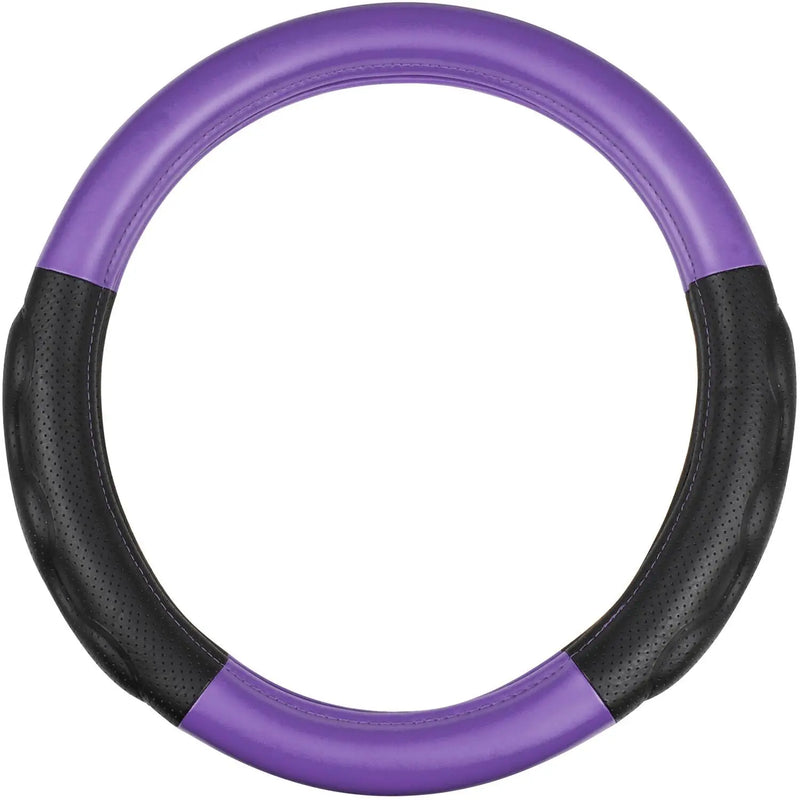 18" deluxe steering wheel cover with black comfort pads