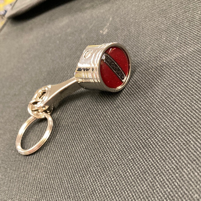 Freightliner piston-style keychain