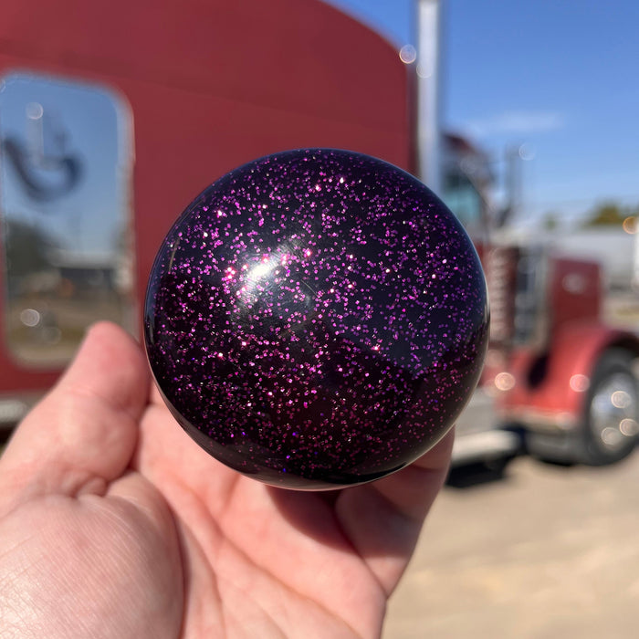 Glitter tractor / trailer air brake knob with 5/8" x 11 insert - SINGLE