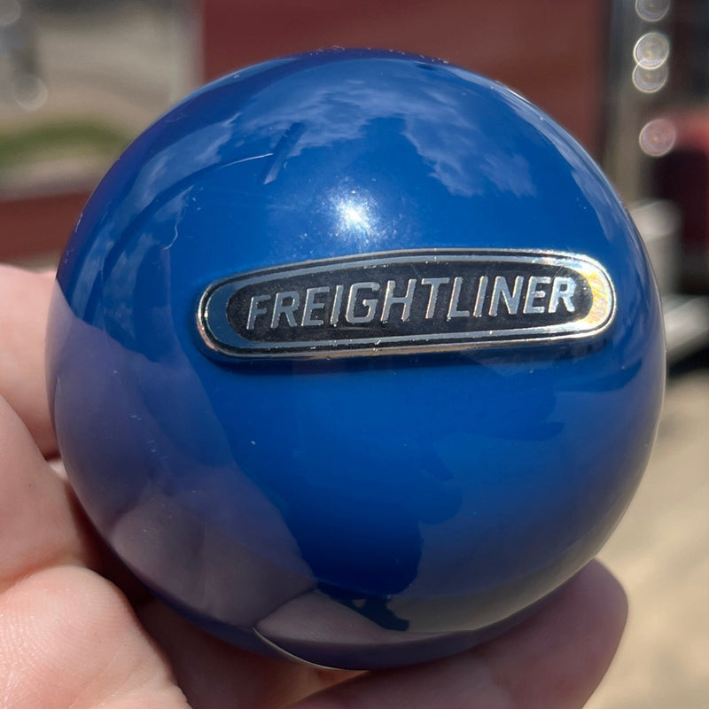 Freightliner logo 2.25" diameter round gear shift knob