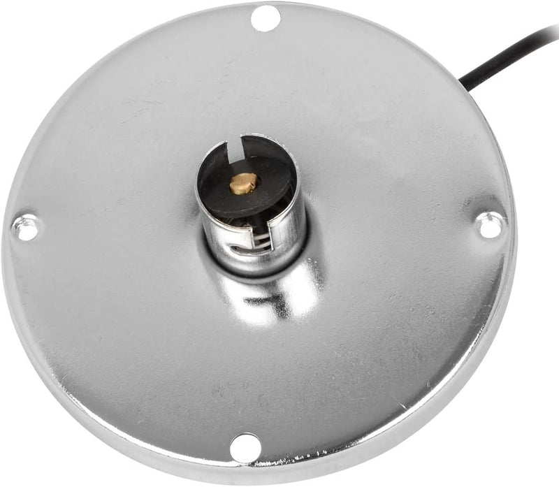 Light bulb holder plate w/flange - fits watermelon lens lights (not included)