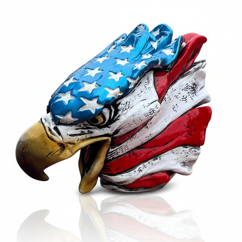 American Eagle hand-painted gear shift knob with 1/2" x 13 insert