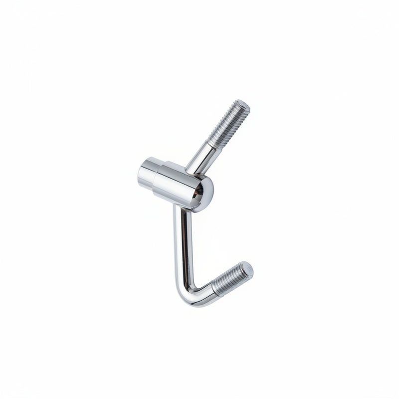 Chrome steel Y dual handle gear shift extension - 1/2" x 13 threads - male on both handles, female at base