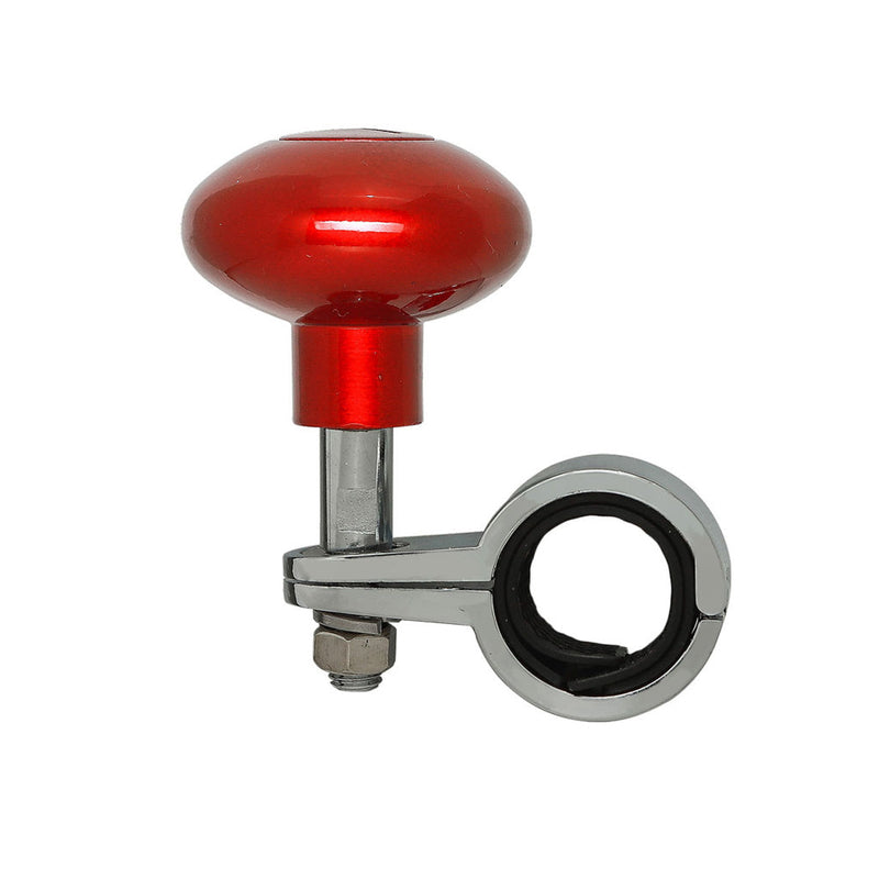 "Candy Red" plastic steering wheel spinner knob