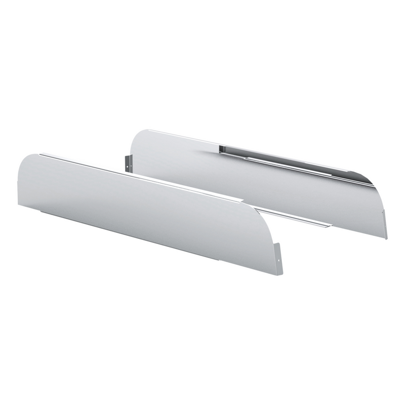Kenworth w/Daylite Door T600 / T800 / W900 stainless steel 5" chopped look door window trim - PAIR
