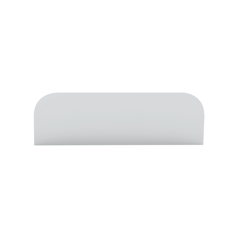 Peterbilt 589 stainless steel 6" chopped look rear window trim - SINGLE
