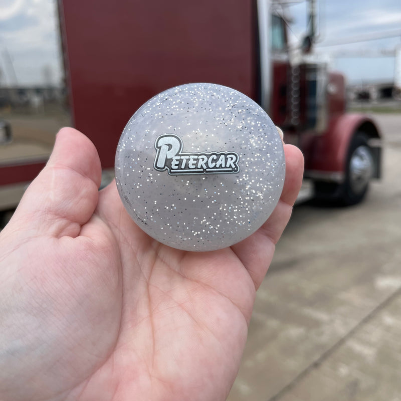 Peter CAR embedded logo tractor / trailer air brake knob with 5/8" x 11 insert - SINGLE