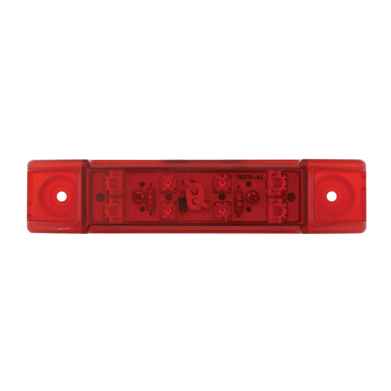Red 8 diode LED trailer top rail marker light