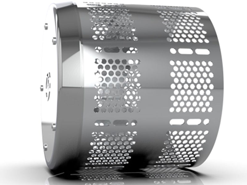 Tapered icon billet style rear axle cover chrome - 4/pack