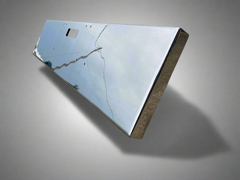 Freightliner Classic -2001 chrome 20" boxed end bumper with standard tow & mounting holes