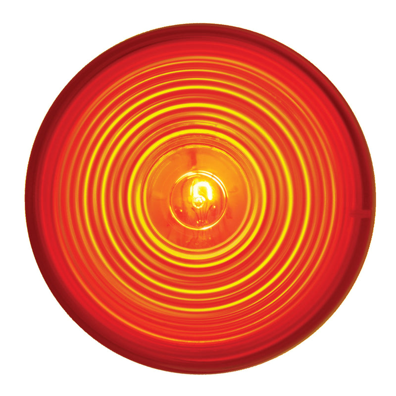 Red 2.5" round incandescent marker/clearance light