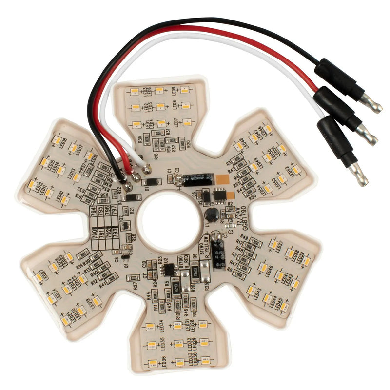 Dual Color Ultra-Thin Hex 54 diode LED light for 13" or 15" diameter air cleaner cans