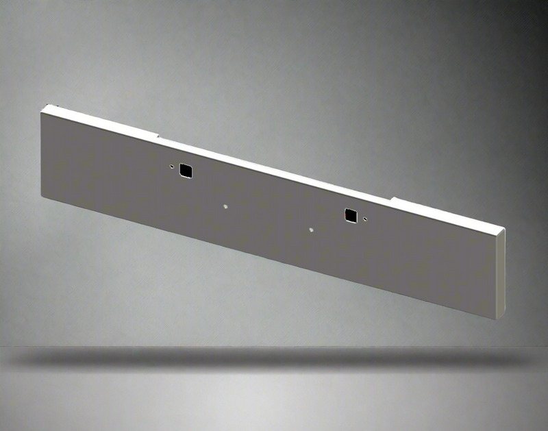 Peterbilt 389 chrome bumper with standard tow & mounting holes