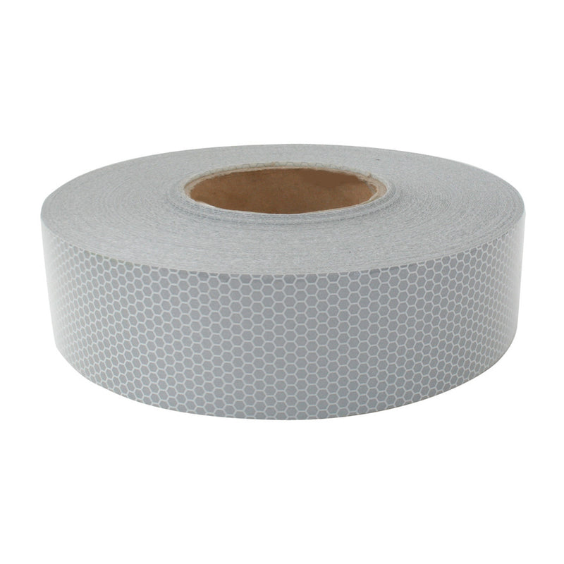 White reflective conspicuity tape roll - sold PER FOOT