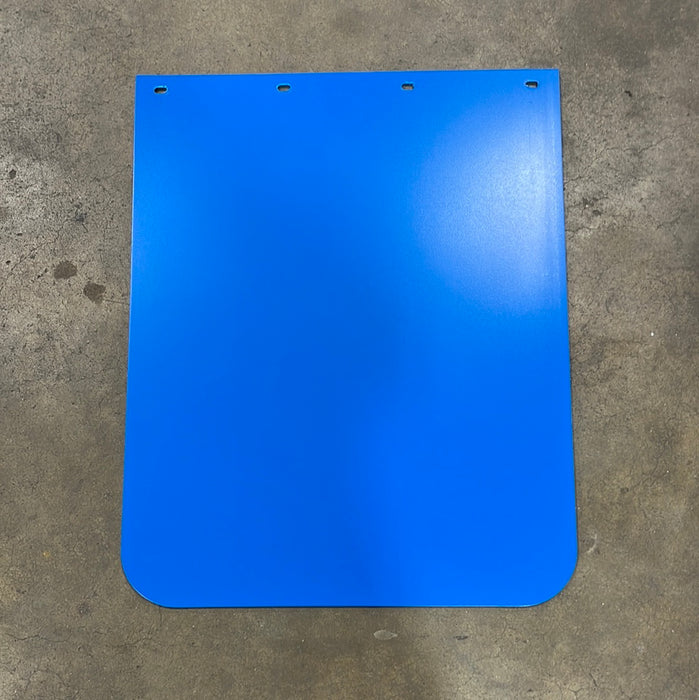 24" x 30" bright colored plastic mudflap - Medium Blue