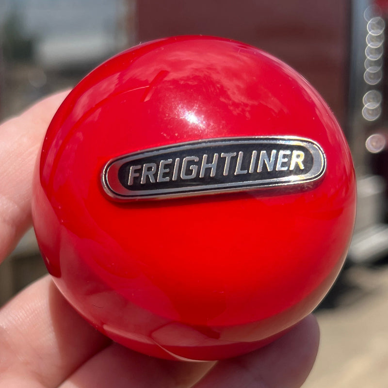 Freightliner logo 2.25" diameter round gear shift knob