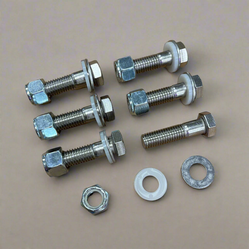 Stainless steel bumper bolt kit - 6 pieces