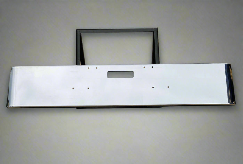 Freightliner Classic -2001 premium 8 gauge chrome 18" rolled end bumper