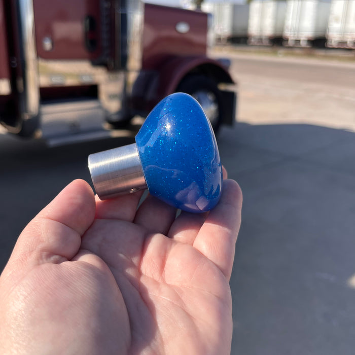 International embedded logo tractor / trailer air brake knob with 5/8" x 11 insert - SINGLE