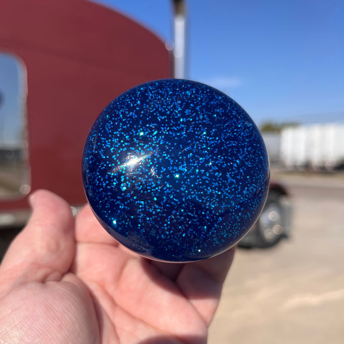 Glitter tractor / trailer air brake knob with 5/8" x 11 insert - SINGLE