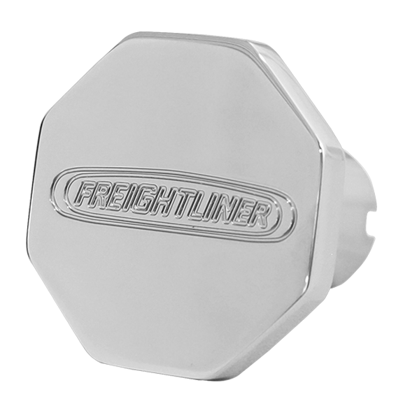 Freightliner logo chrome billet aluminum brake knob - SINGLE