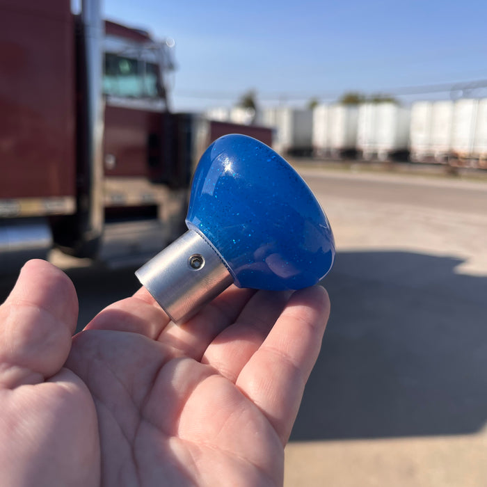 Rubber Duck embedded logo tractor / trailer air brake knob with 5/8" x 11 insert - SINGLE