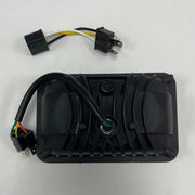 4" x 6" LED headlight with auxiliary glow strip