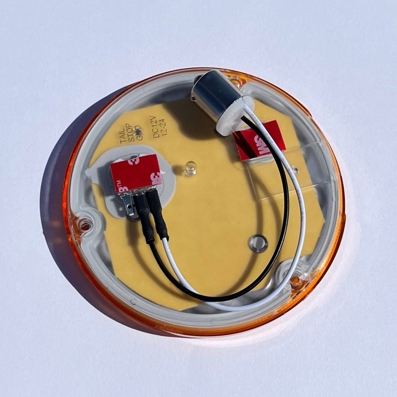 4" round 19 diode LED replacement sleeper load light w/1156 plug