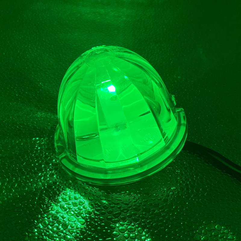 "Luminara" watermelon style LED turn signal light w/surface mount base