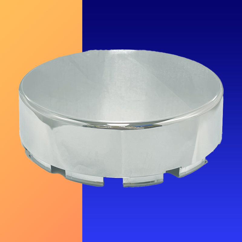 Chrome ABS plastic Flat Top axle covers + replacement components