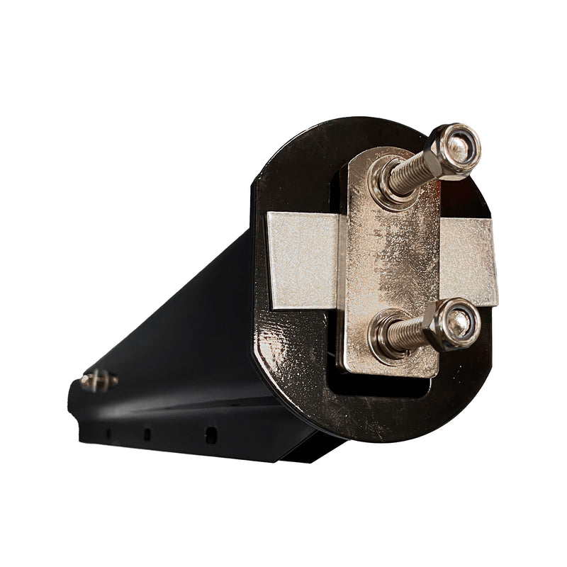 Spring-loaded tapered mudflap hangers with 2.5" bolt hole spacings - PAIR