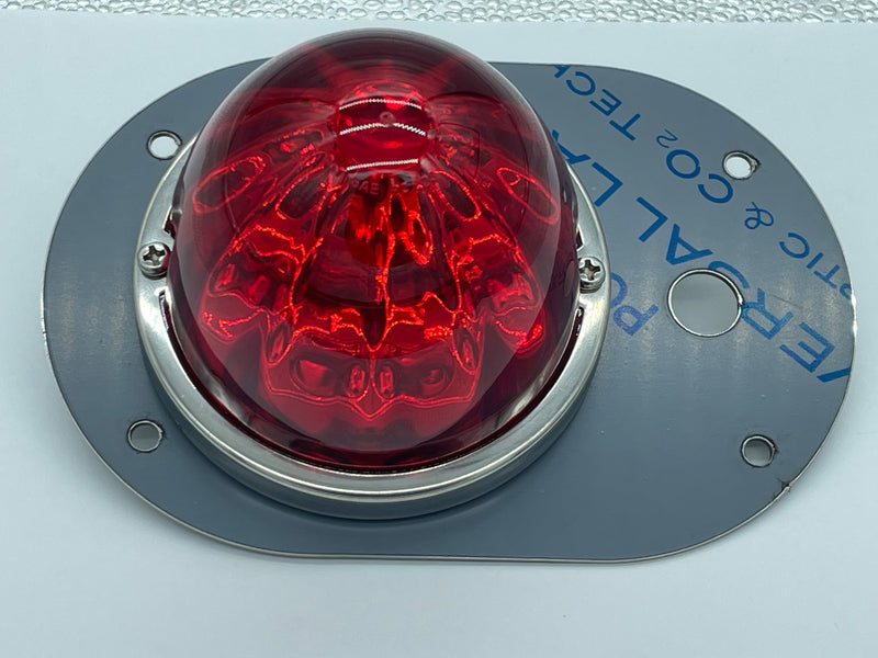 Peterbilt 386 / 388 / 389 stainless steel single sleeper map light bracket for watermelon light - SINGLE