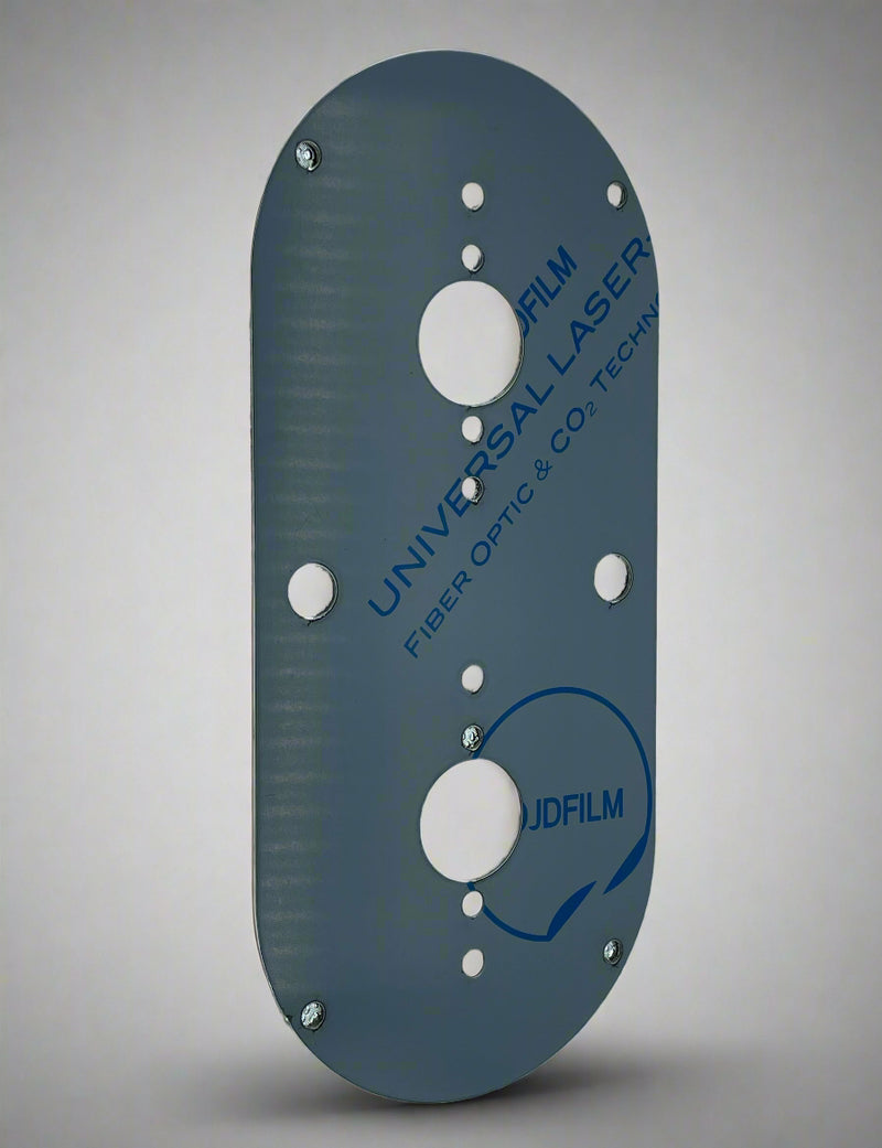 Peterbilt 359 / 379 / 389 or Kenworth W900L stainless steel above door dome light plate w/2 watermelon light holes, with 2 switch holes