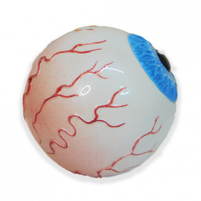 Eye Ball - Blue gear shift knob with 1/2" x 13 threaded insert